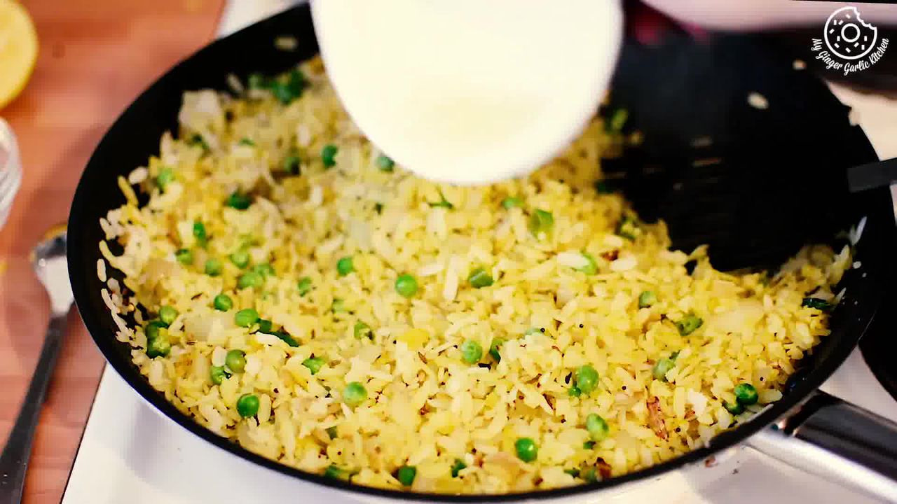 Image of the cooking step-1-12 for Indori Poha Recipe – Beaten Rice Fry Recipe