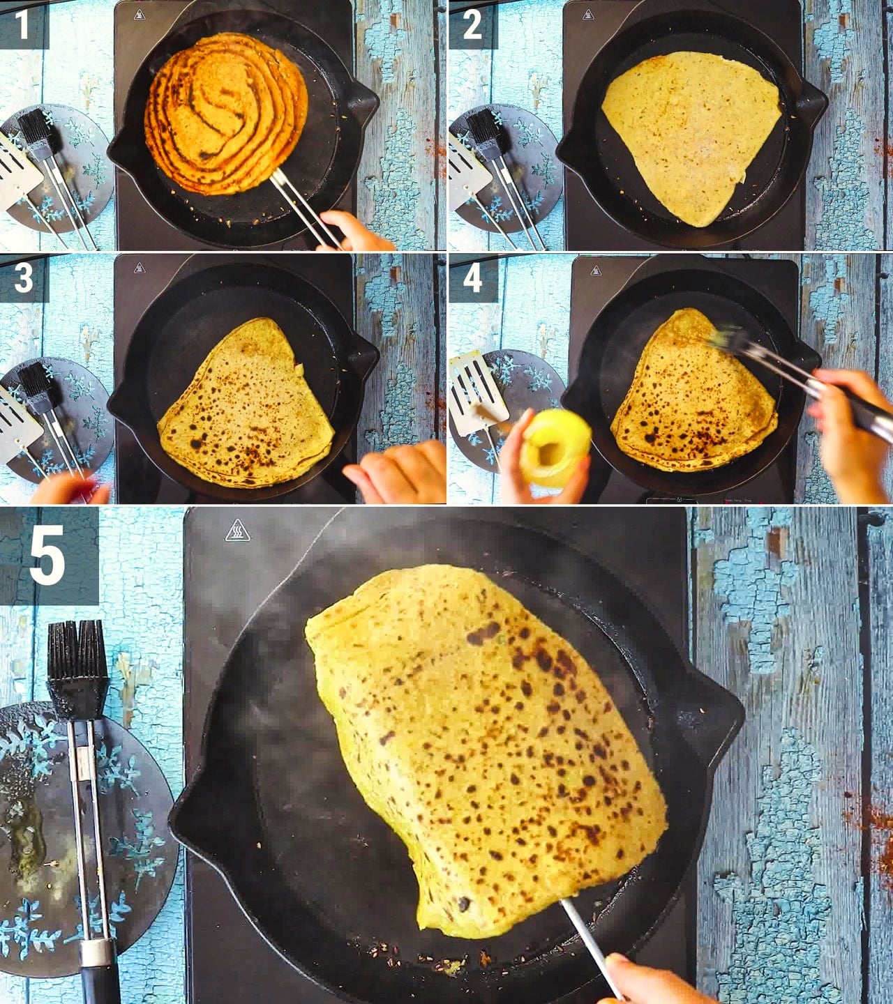 Image of the cooking step-6-2 for Khichdi Paratha