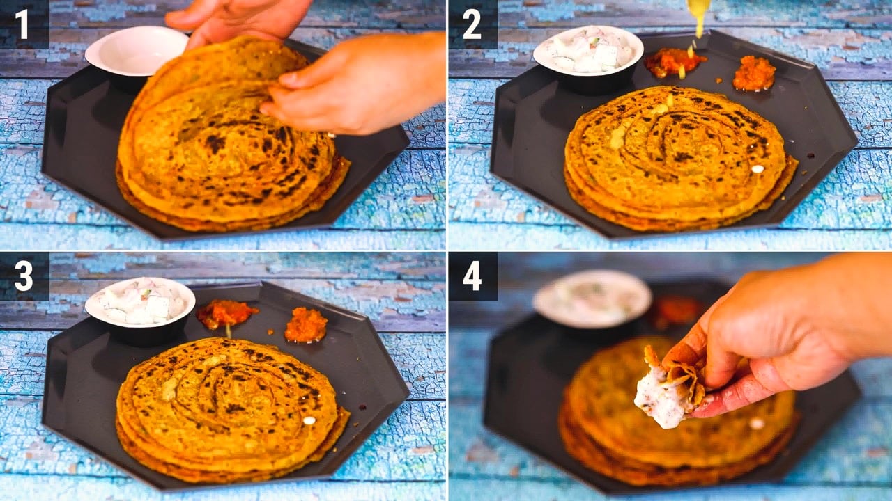 Image of the cooking step-6-3 for Khichdi Paratha