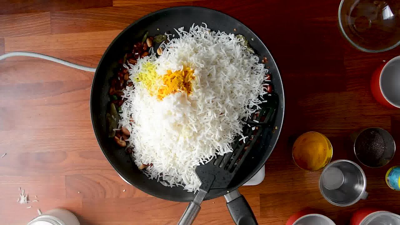 Image of the cooking step-1-5 for Lemon Rice Recipe - How To Make South Indian Lemon Rice