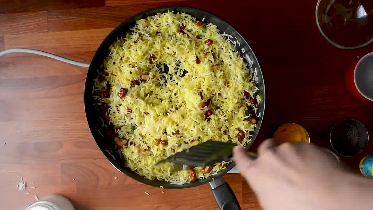 Image of the cooking step-1-6 for Lemon Rice Recipe - How To Make South Indian Lemon Rice