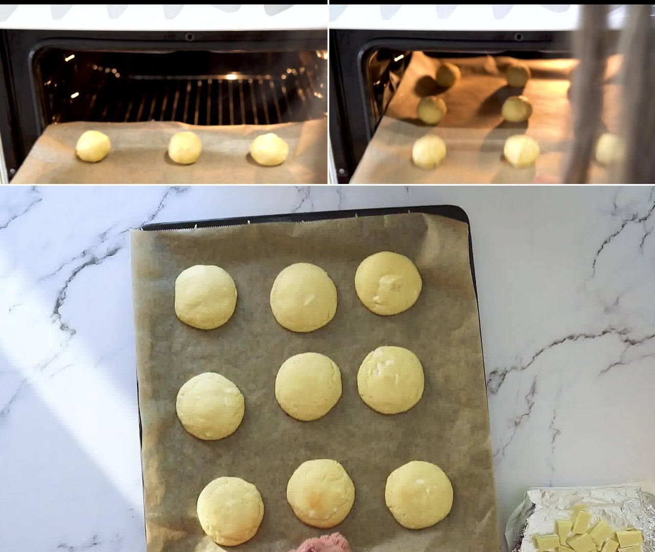 Image of the cooking step-1-10 for Lemon White Chocolate Cookies