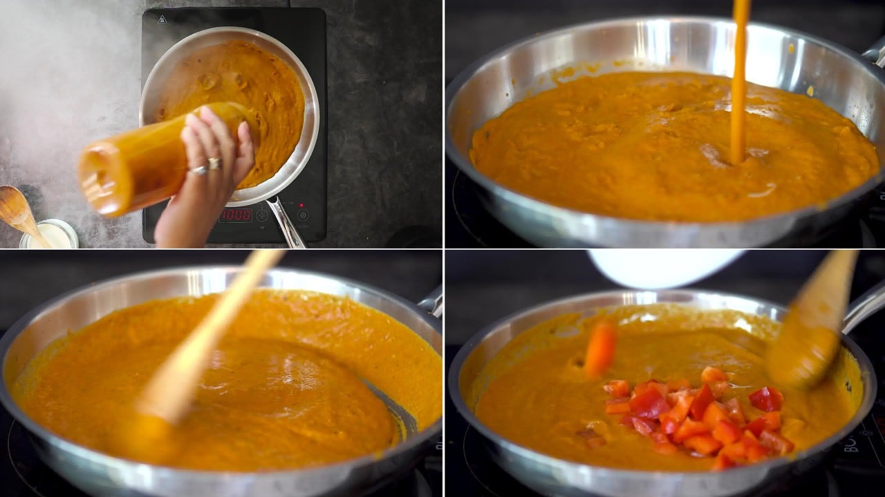 Image of the cooking step-2-8 for Makhani Pasta