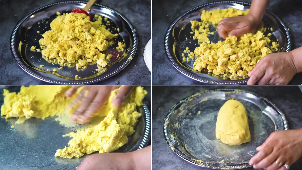 Image of the cooking step-1-4 for Makki Ki Roti