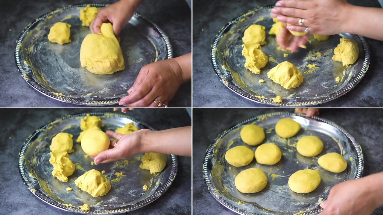 Image of the cooking step-1-5 for Makki Ki Roti