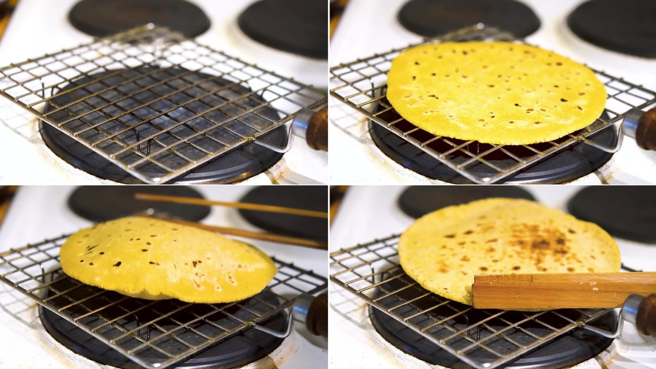 Image of the cooking step-5-2 for Makki Ki Roti