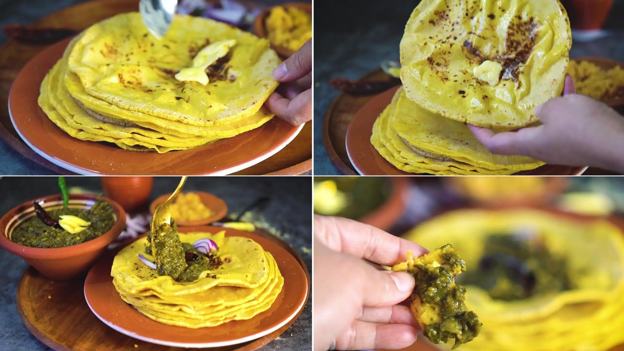Image of the cooking step-6-1 for Makki Ki Roti