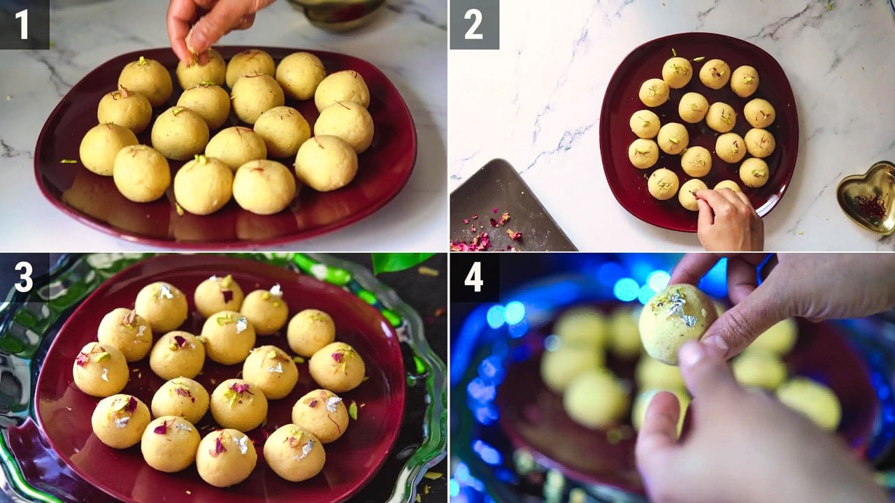 Image of the cooking step-1-10 for Malai Ladoo