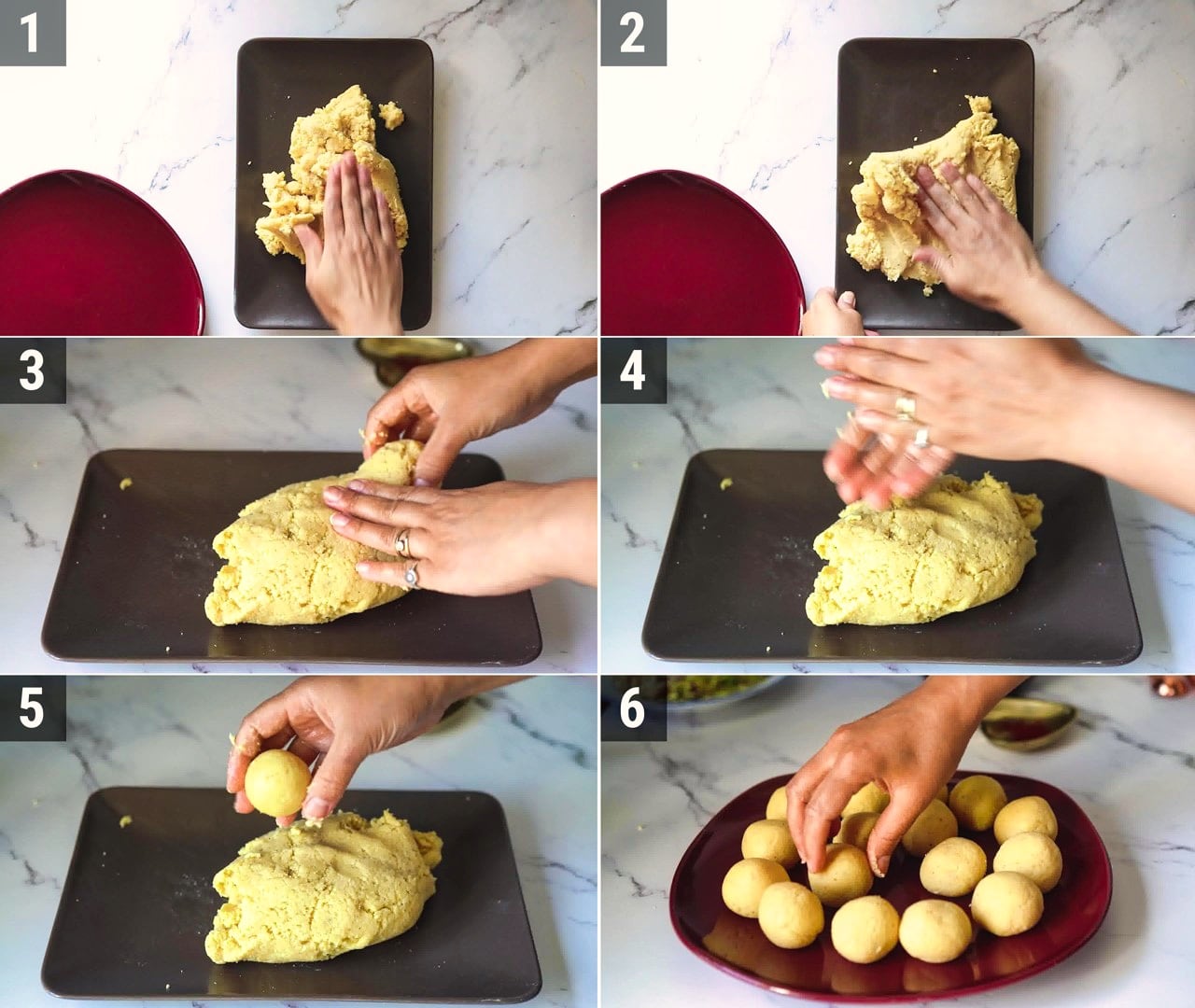Image of the cooking step-1-9 for Malai Ladoo