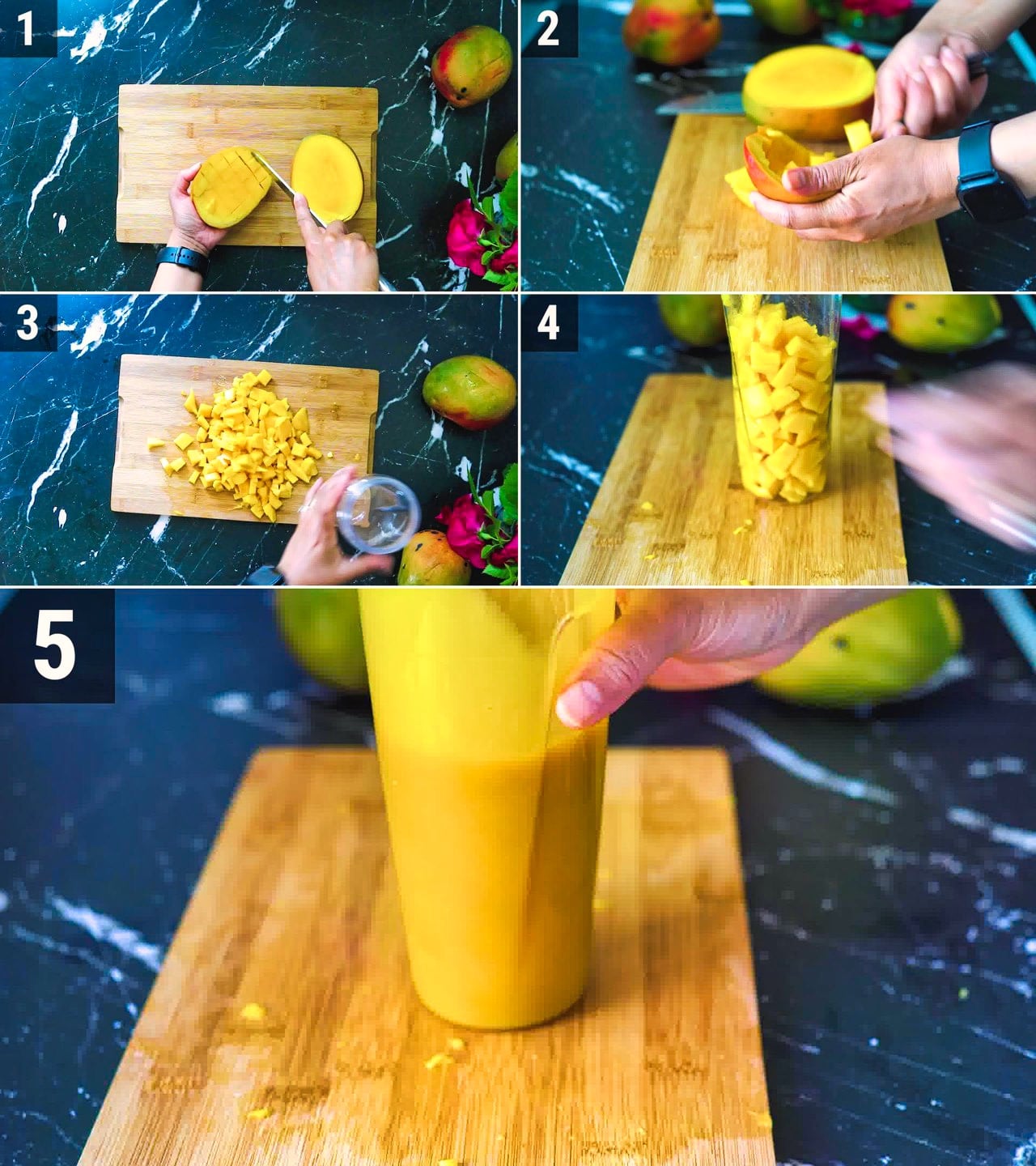 Image of the cooking step-1-2 for Mango Iced Tea