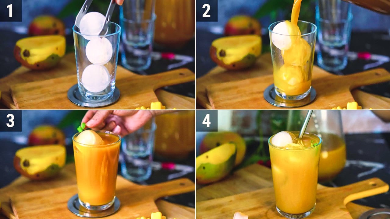 Image of the cooking step-1-5 for Mango Iced Tea