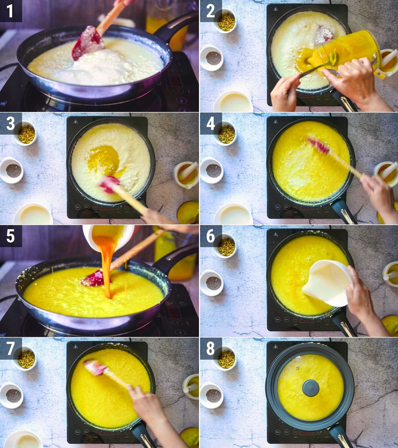 Image of the cooking step-1-2 for Mango Kalakand