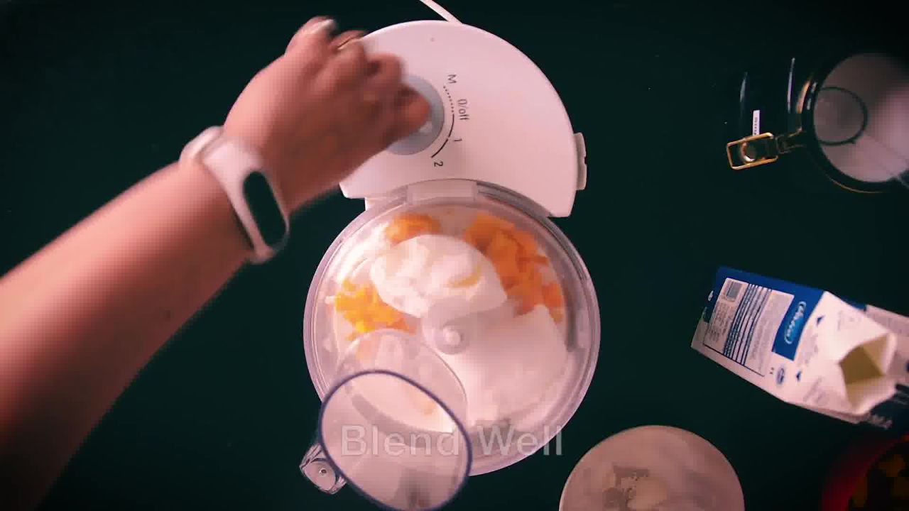 Image of the cooking step-1-1 for Mango Mastani Recipe - Mango Milkshake With Ice Cream