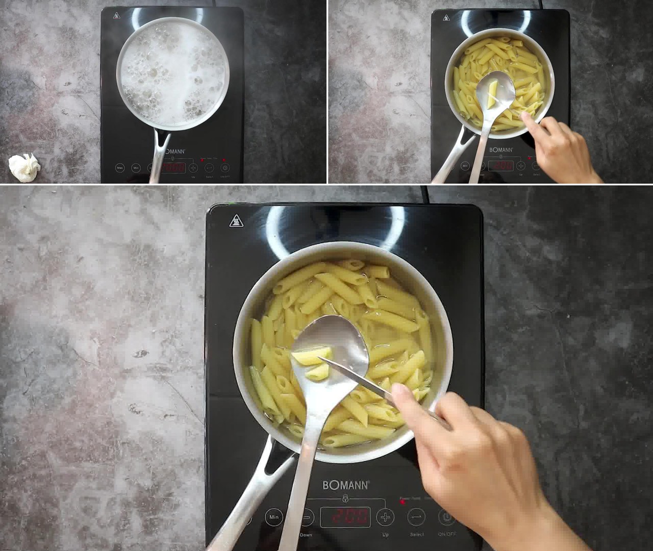 Image of the cooking step-1-2 for Masala Pasta Recipe | Indian Style Pasta