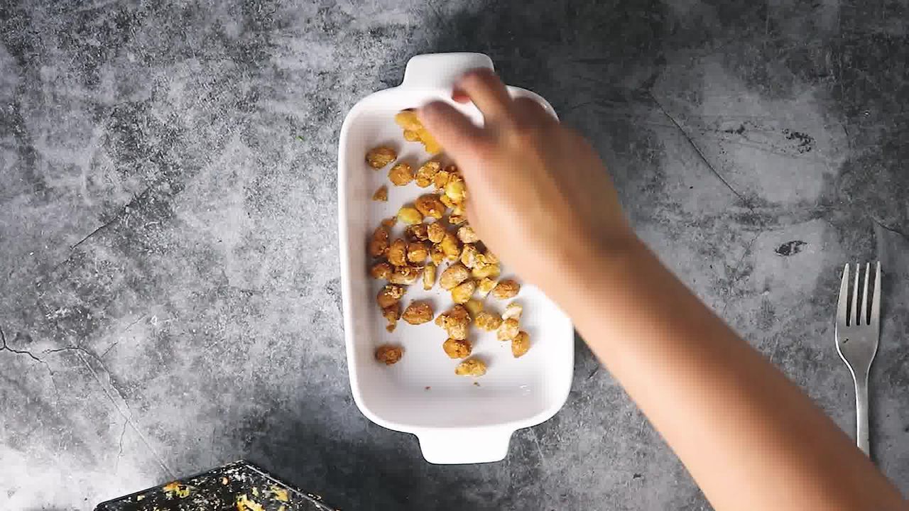 Image of the cooking step-6-2 for Masala Peanuts (Air Fryer, Baked and Fried Recipe)