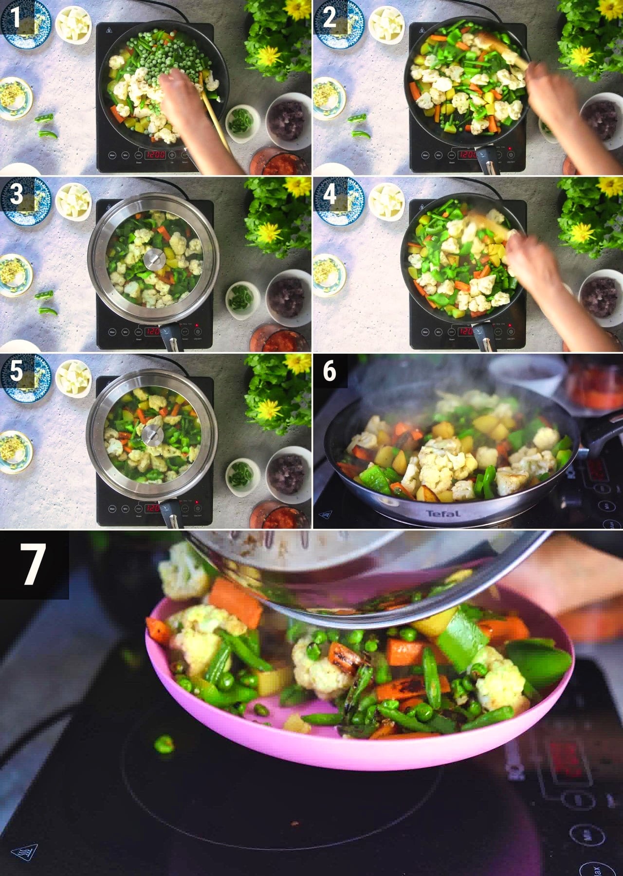Image of the cooking step-1-2 for Mix Veg Recipe