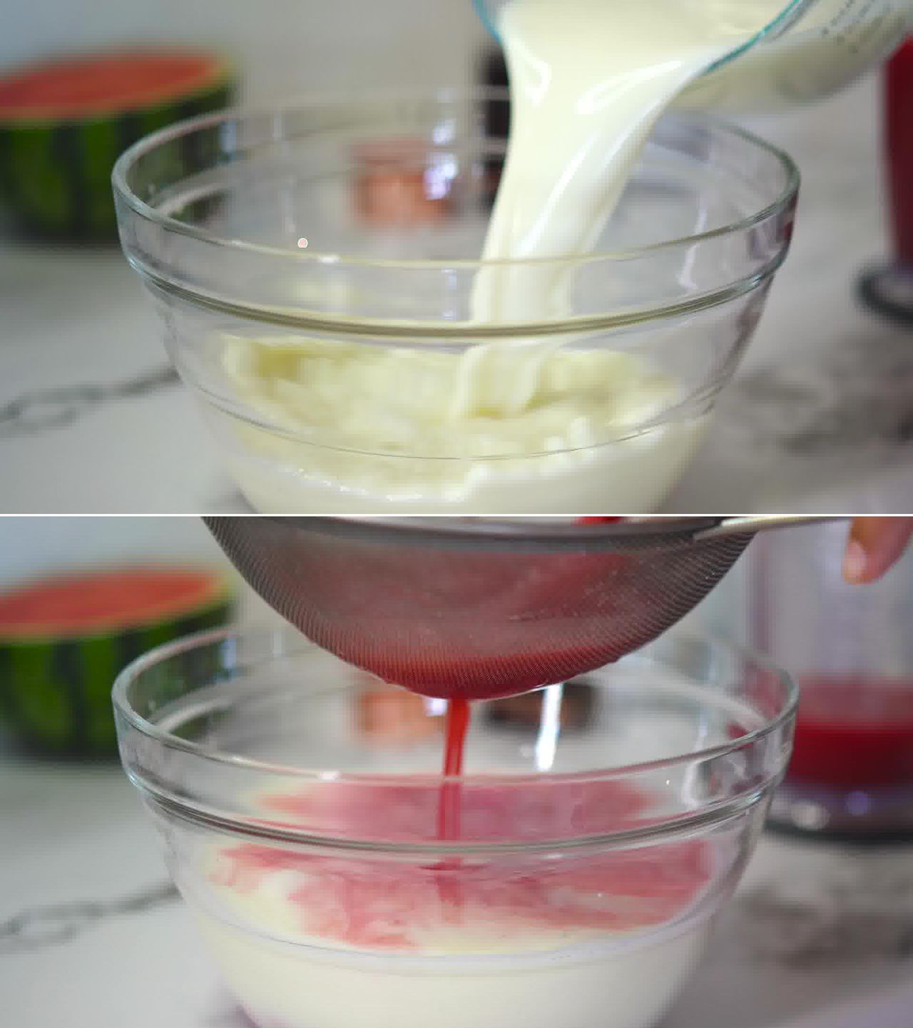 Image of the cooking step-1-4 for Mohabbat Ka Sharbat - Watermelon Rose Drink