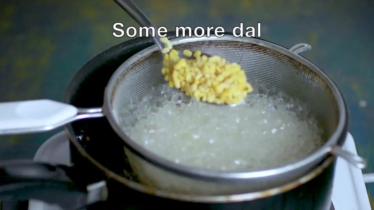 Image of the cooking step-2-2 for Moong Dal Namkeen - Salted Crunchy Fried Moong Dal Snack