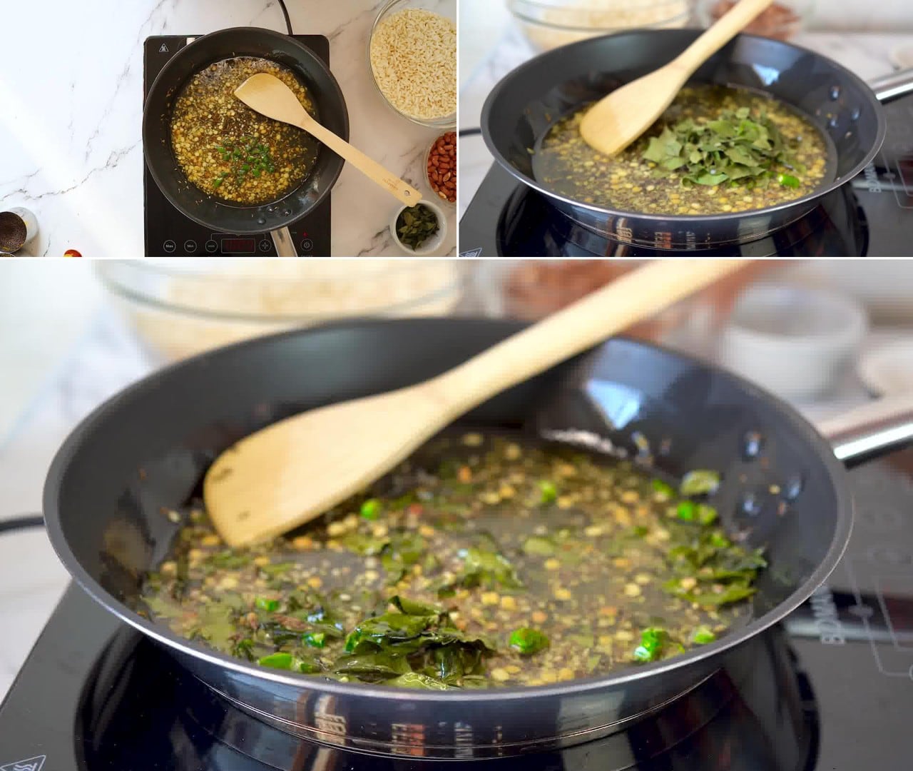 Image of the cooking step-1-3 for Murmura Chivda Recipe (Spicy Puffed Rice)