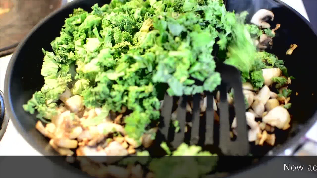 Image of the cooking step-1-3 for Mushroom Kale Stuffed Paratha (Video)