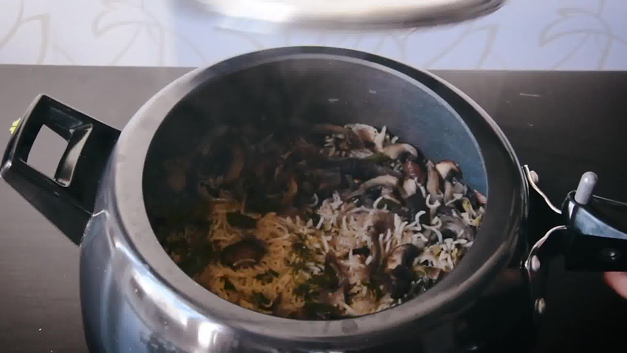 Image of the cooking step-2-15 for Mushroom Pulao Recipe (Pressure Cooker – Instant Pot)