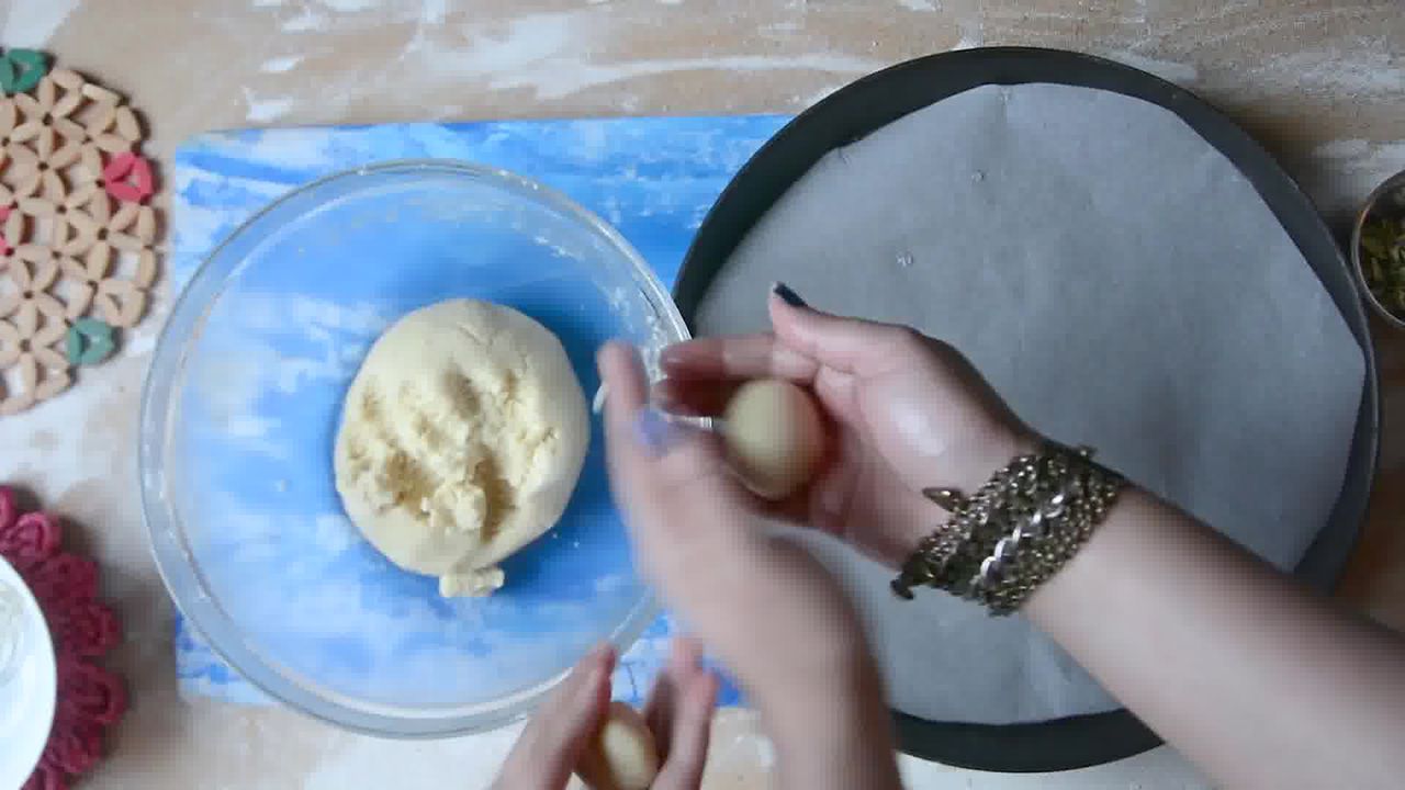 Image of the cooking step-1-7 for Nankhatai Recipe - Indian Shortbread Cookies