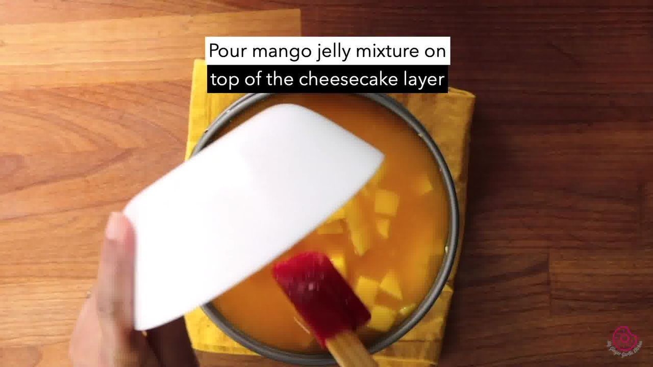 Image of the cooking step-3-6 for No Bake Mango Cheesecake