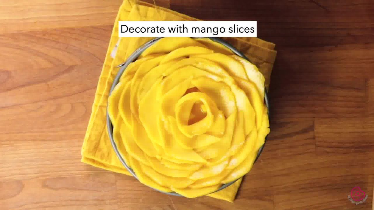 Image of the cooking step-4-1 for No Bake Mango Cheesecake