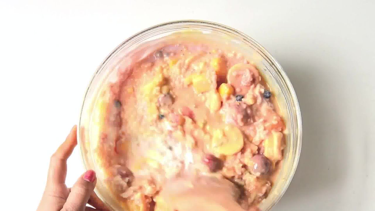 Image of the cooking step-1-4 for Rajasthani Sweet Oliya Recipe – Fruity Rice Yogurt Pudding