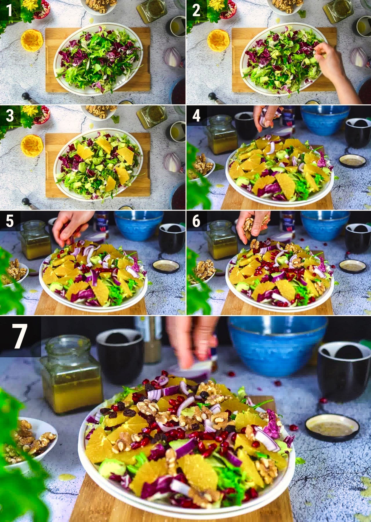 Image of the cooking step-3-1 for Orange Salad
