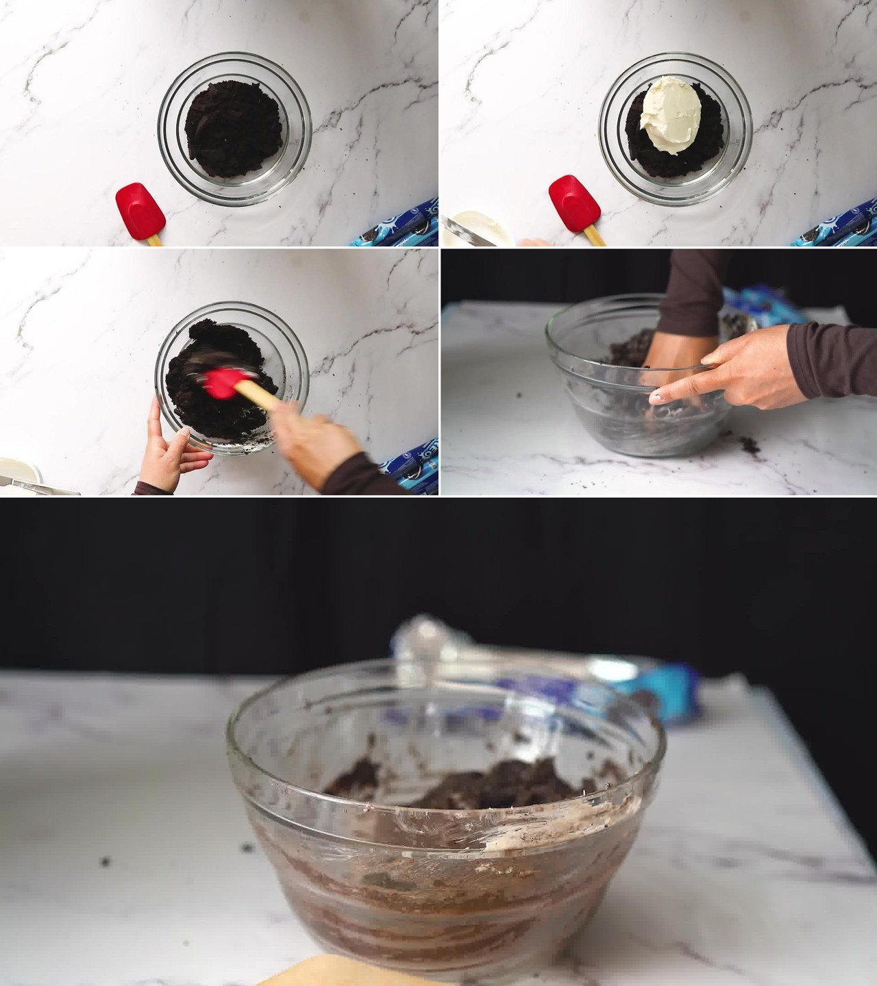 Image of the cooking step-1-2 for Oreo Truffles