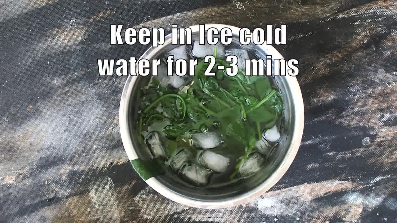 Image of the cooking step-1-6 for Palak Paneer - Spinach and Indian Cottage Cheese Gravy
