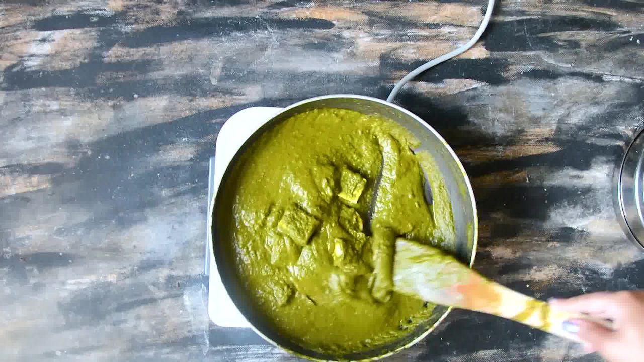 Image of the cooking step-2-17 for Palak Paneer - Spinach and Indian Cottage Cheese Gravy