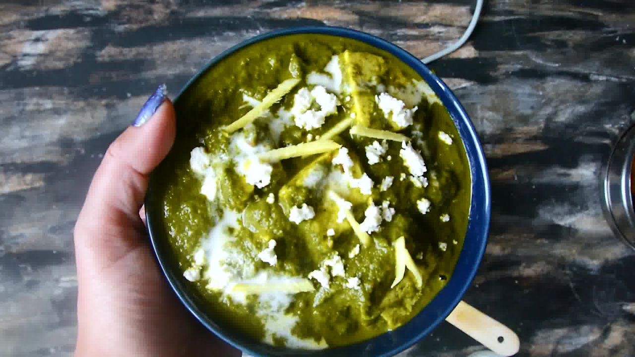 Image of the cooking step-2-18 for Palak Paneer - Spinach and Indian Cottage Cheese Gravy