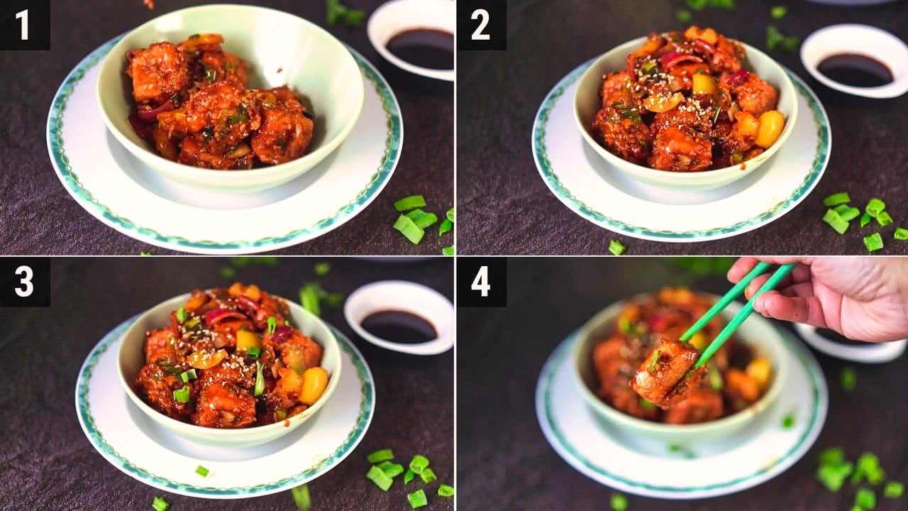 Image of the cooking step-5-1 for Paneer Manchurian