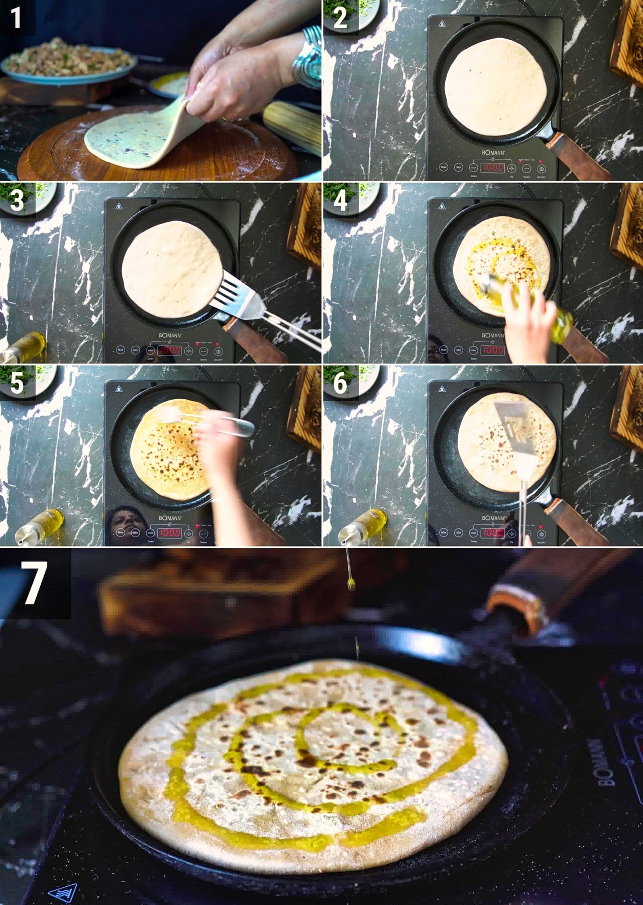 Image of the cooking step-3-3 for Paneer Paratha