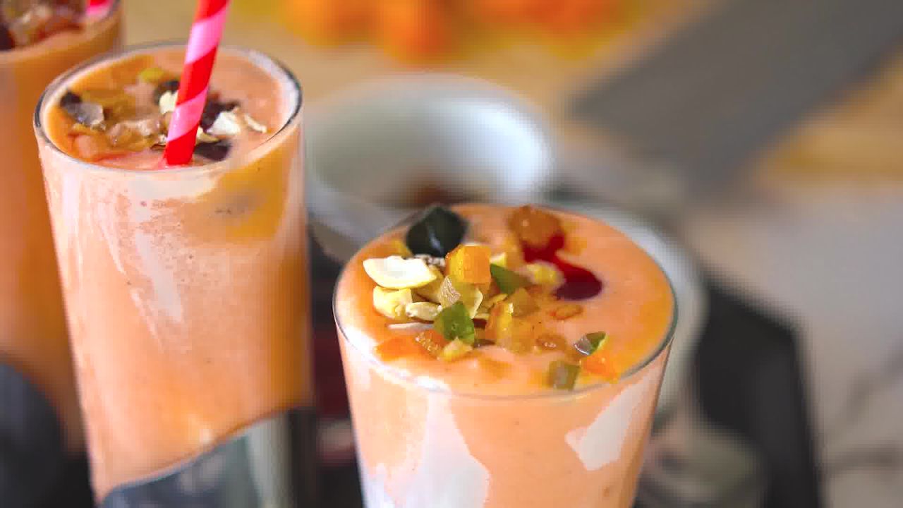Image of the cooking step-1-9 for Papaya Shake - Papaya Smoothie