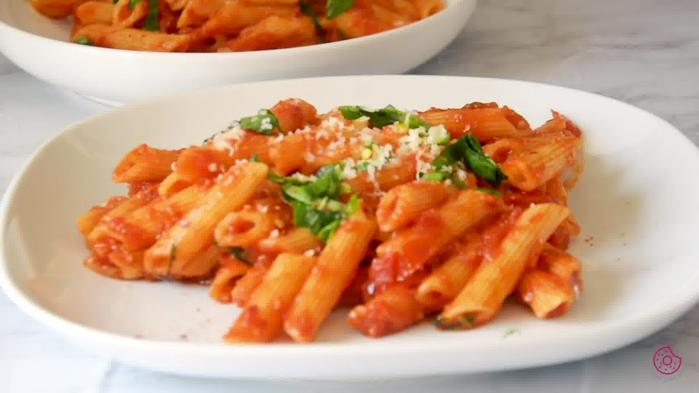 Image of the cooking step-1-12 for Penne Arrabbiata - Pasta Arrabiata