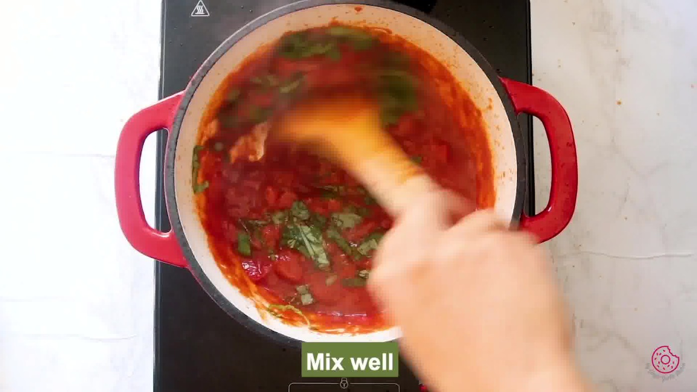 Image of the cooking step-1-9 for Penne Arrabbiata - Pasta Arrabiata