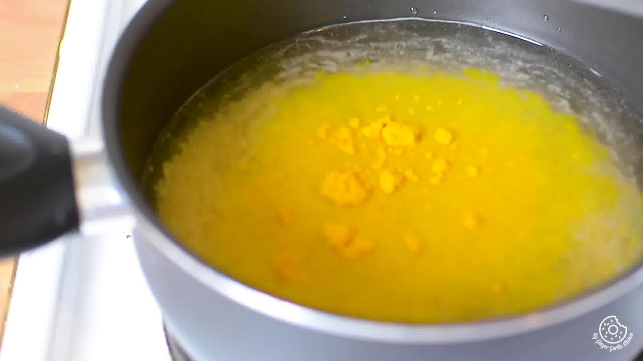 Image of the cooking step-1-4 for Paush Khichda - Sweet Khichdi (Pan, Cooker, Instant Pot)