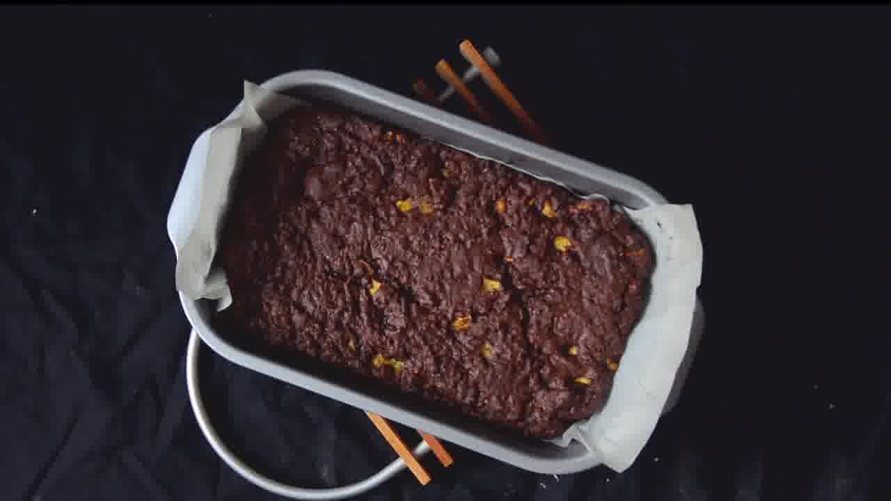 Image of the cooking step-1-11 for Eggless Peach Chocolate Brownies