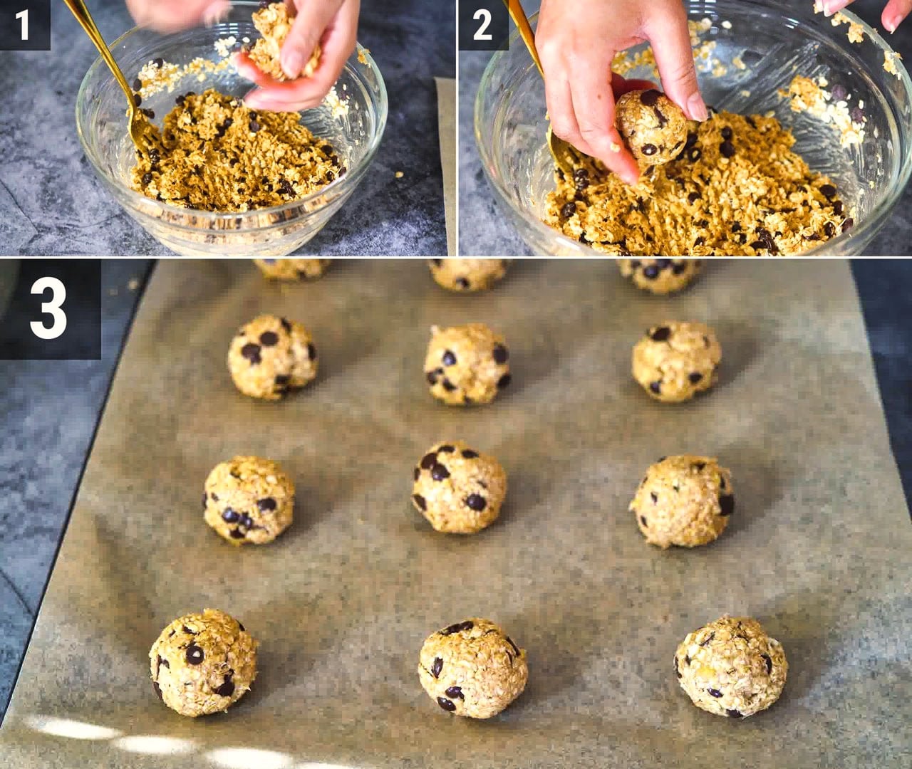Image of the cooking step-1-5 for Peanut Butter Banana Oatmeal Cookies