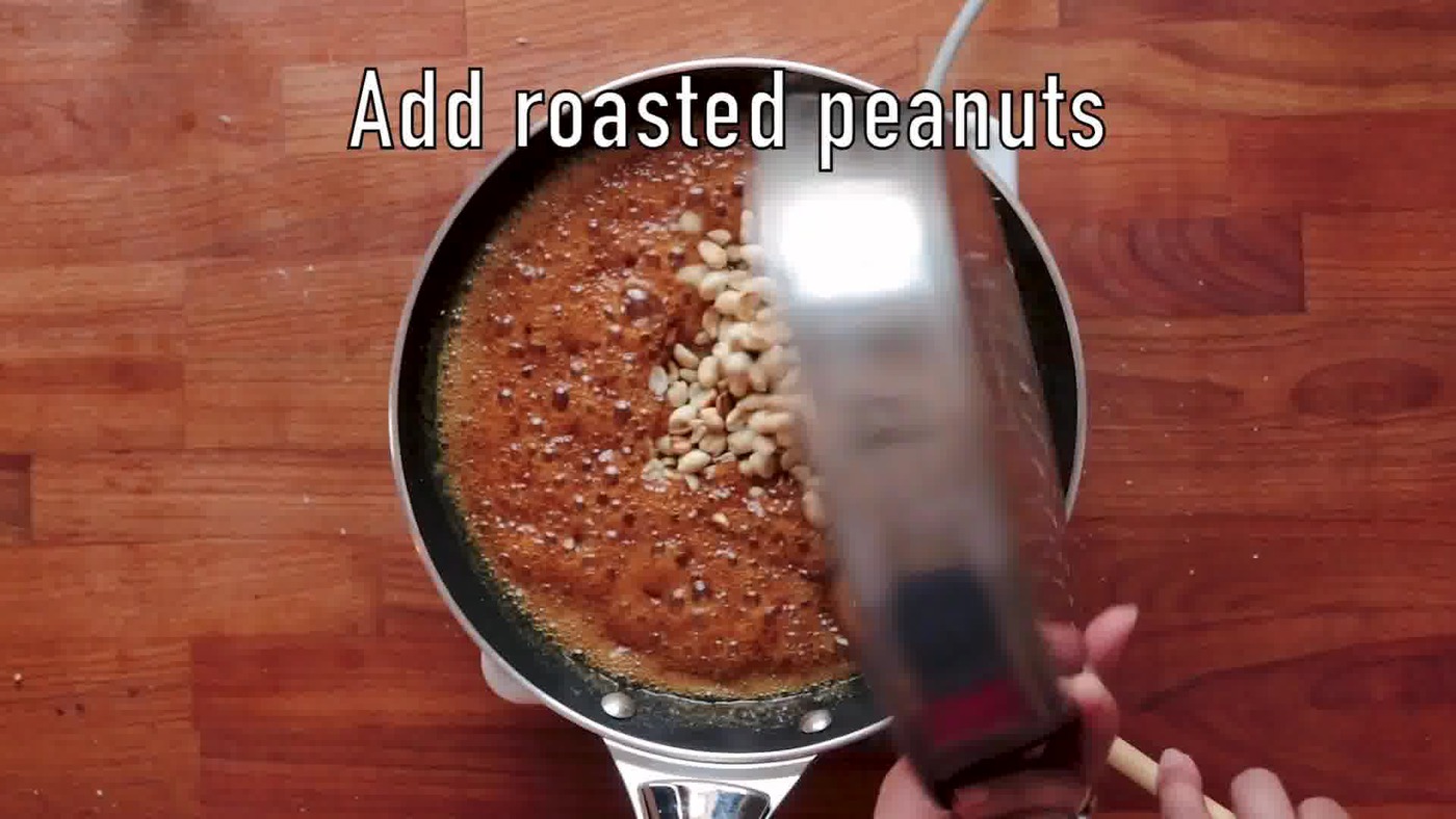 Image of the cooking step-3-2 for Peanut Chikki – Peanut Brittle