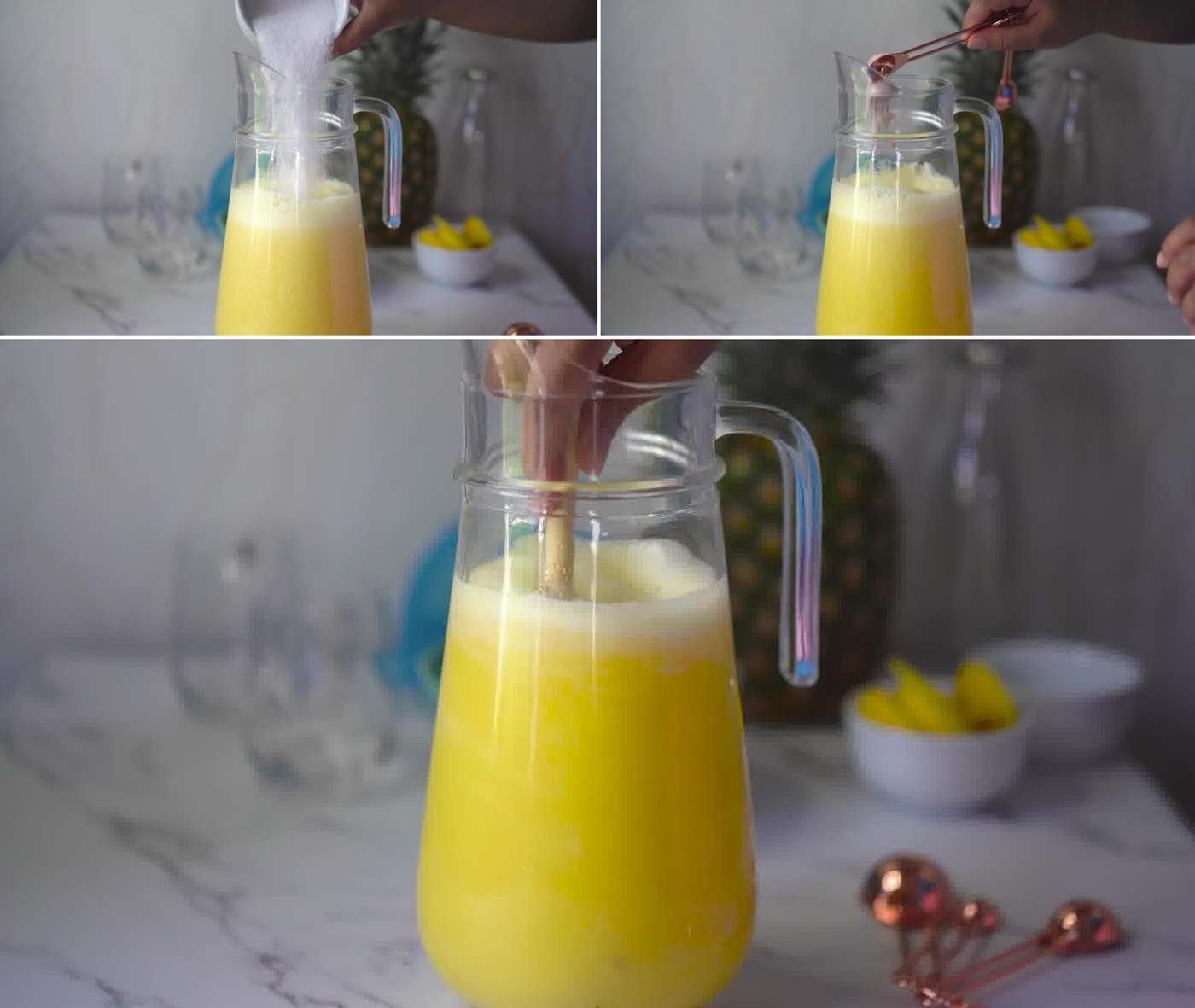 Image of the cooking step-1-7 for Homemade Pineapple Juice Recipe and It’s Benefits