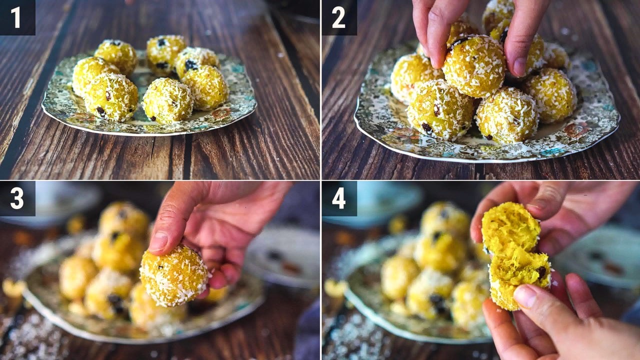 Image of the cooking step-1-8 for Pineapple Ladoo
