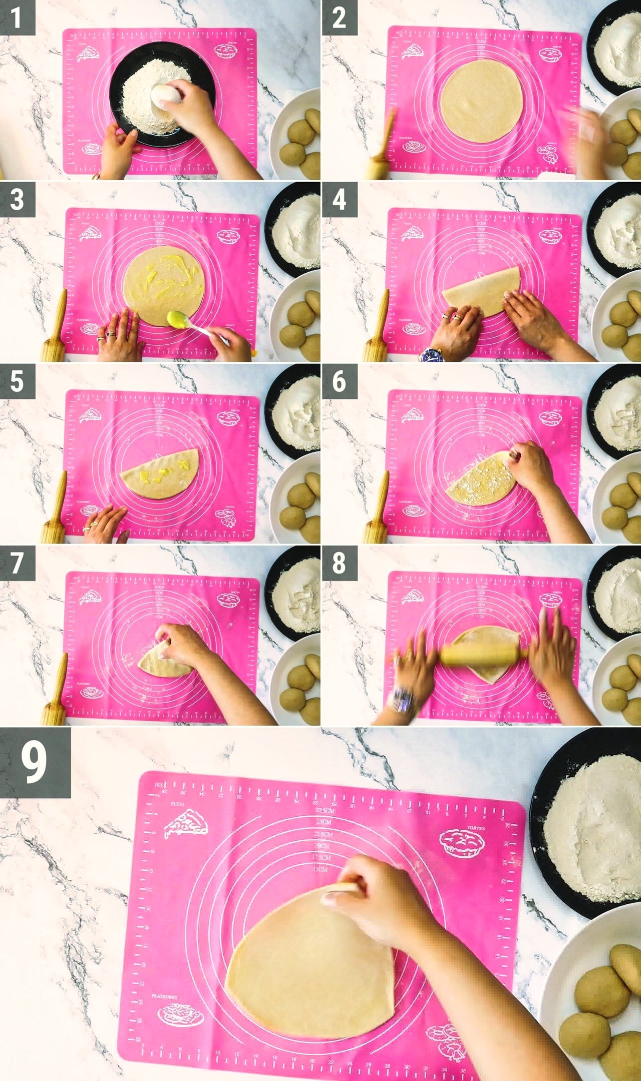 Image of the cooking step-2-1 for Plain Paratha