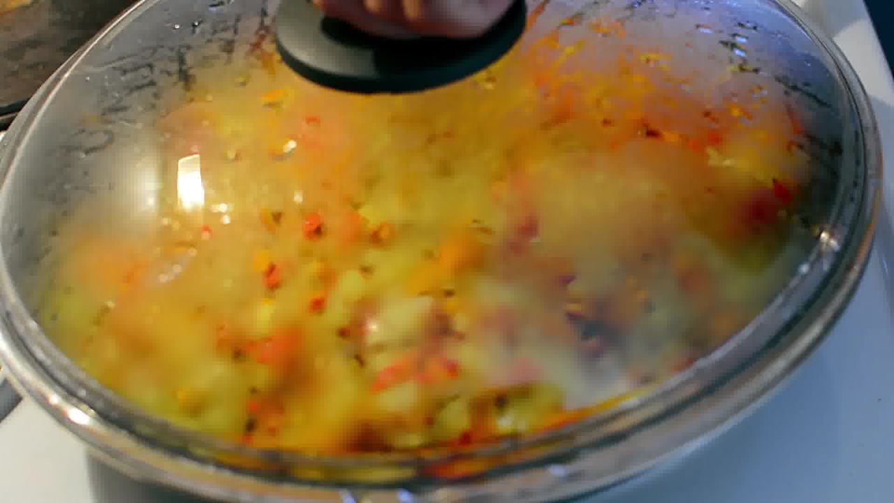 Image of the cooking step-1-7 for Pumpkin Rind Stir-Fry | Kaddu Ke Chilke is Sabji