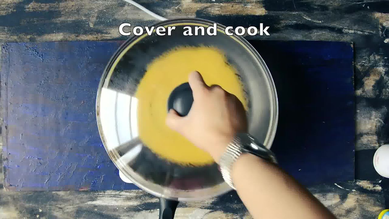 Image of the cooking step-2-4 for Besan Ke Cheele Ka Raita - Chickpea Pancake Yogurt