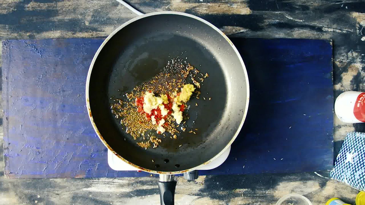 Image of the cooking step-3-2 for Besan Ke Cheele Ki Sabzi - Chickpea Pancake Curry