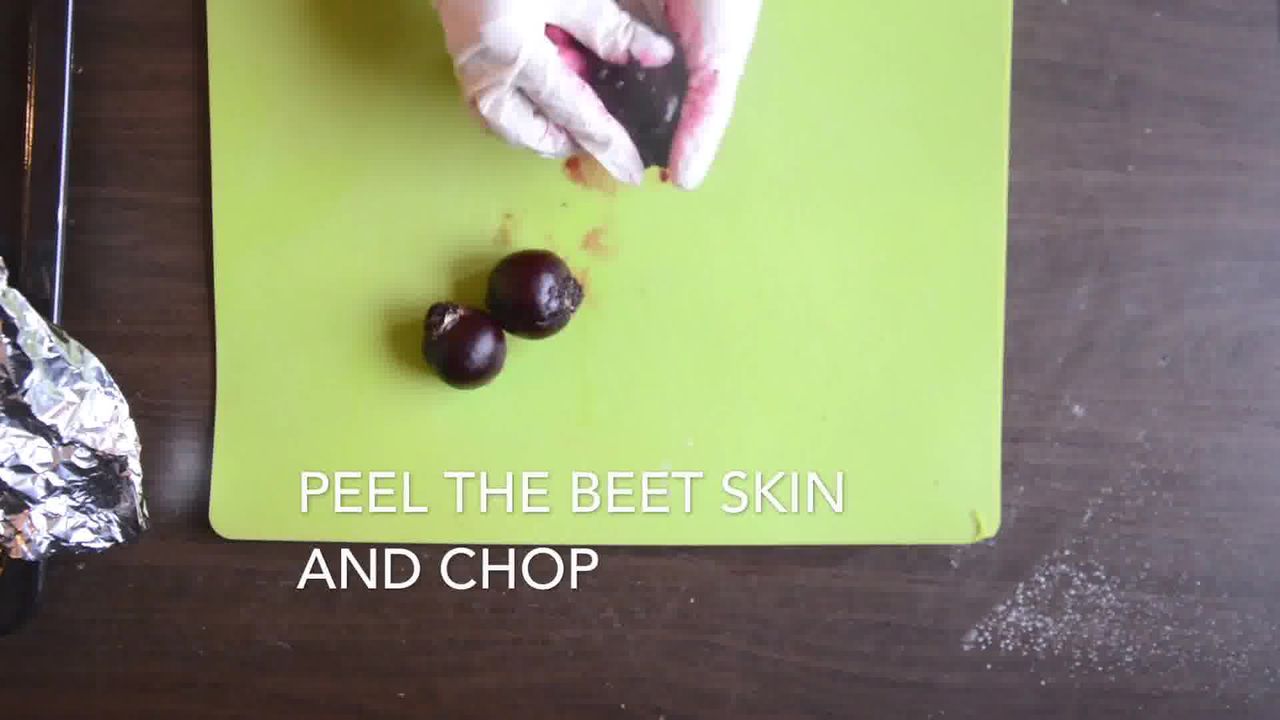 Image of the cooking step-1-1 for Beet Potato Holiday Salad - Roasted Beet Salad